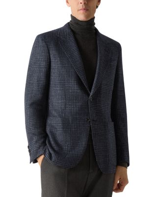 Regular Fit Cashmere Silk & Linen Jacket