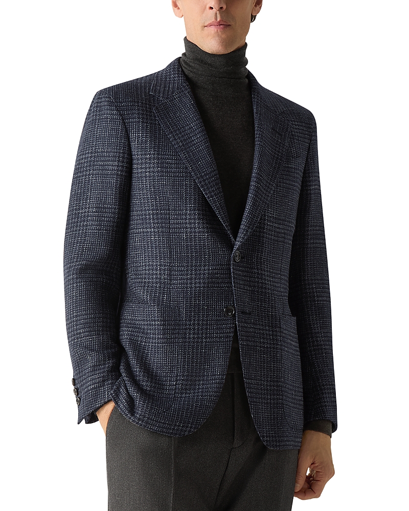 Zegna Regular Fit Cashmere Silk & Linen Jacket