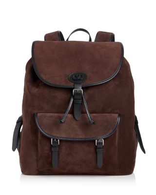 Valentino Garavani Antibes VLogo Suede Backpack