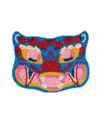 Dadri Beaded Coaster, 4" x 3"
