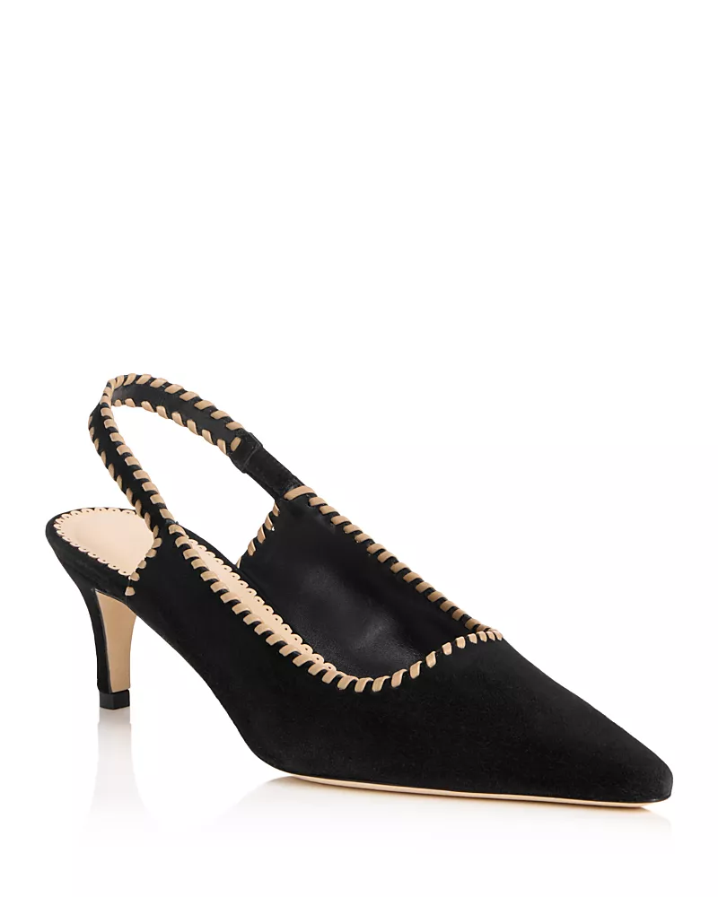 Cinq a Sept Women's Sylvie Suede Slingback Pumps