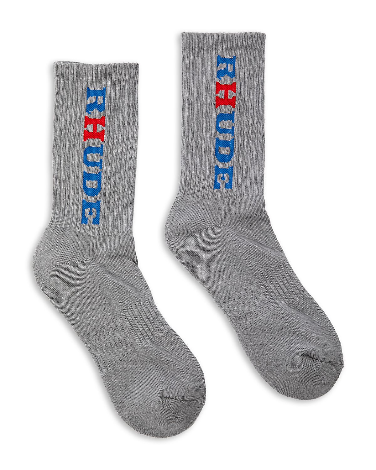 R H U D E Petrol Logo Crew Socks