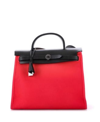 31 Herbag Zip Leather and Toile