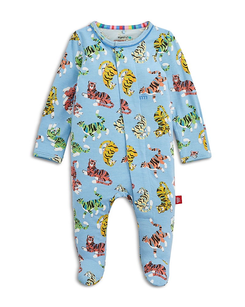 Magnetic Me Boys' Tiger Kings RightFit Footie Pajama - Baby