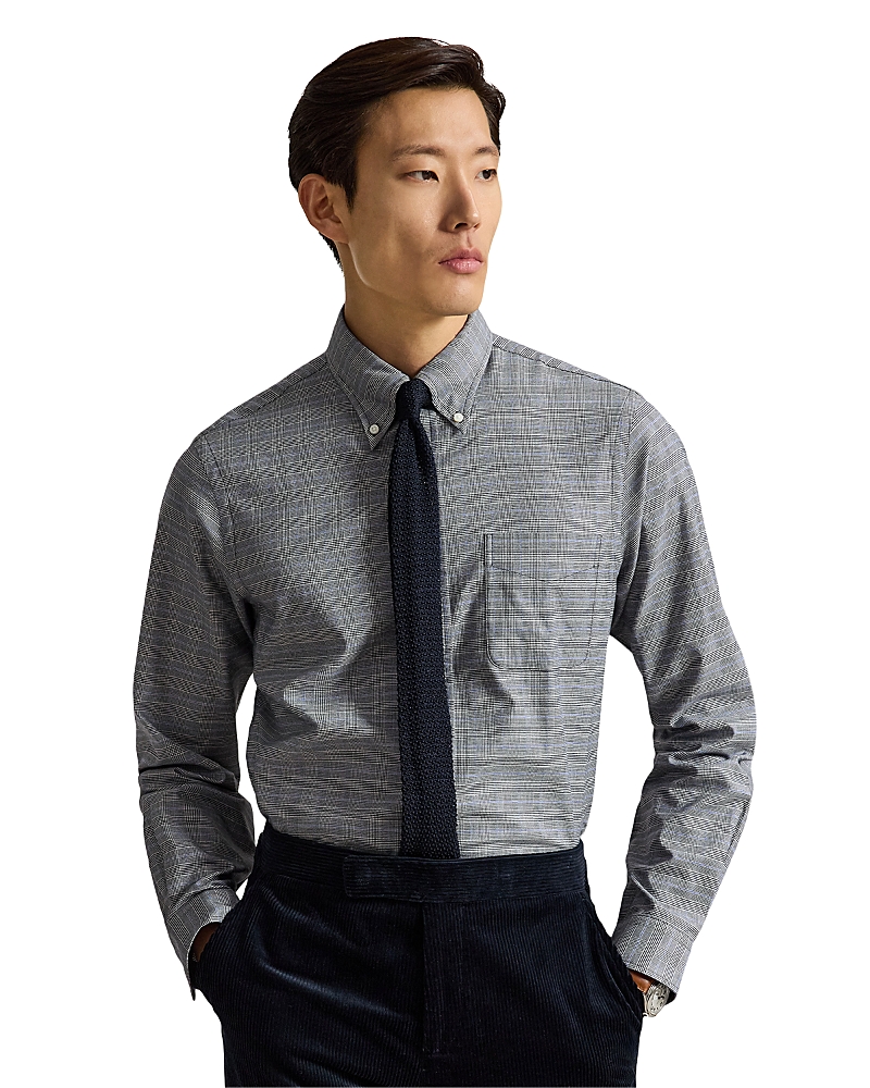 Polo Ralph Lauren Custom Fit Plaid Cotton Oxford Shirt