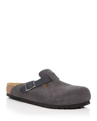 Men's Boston Mixed Leather Clogs