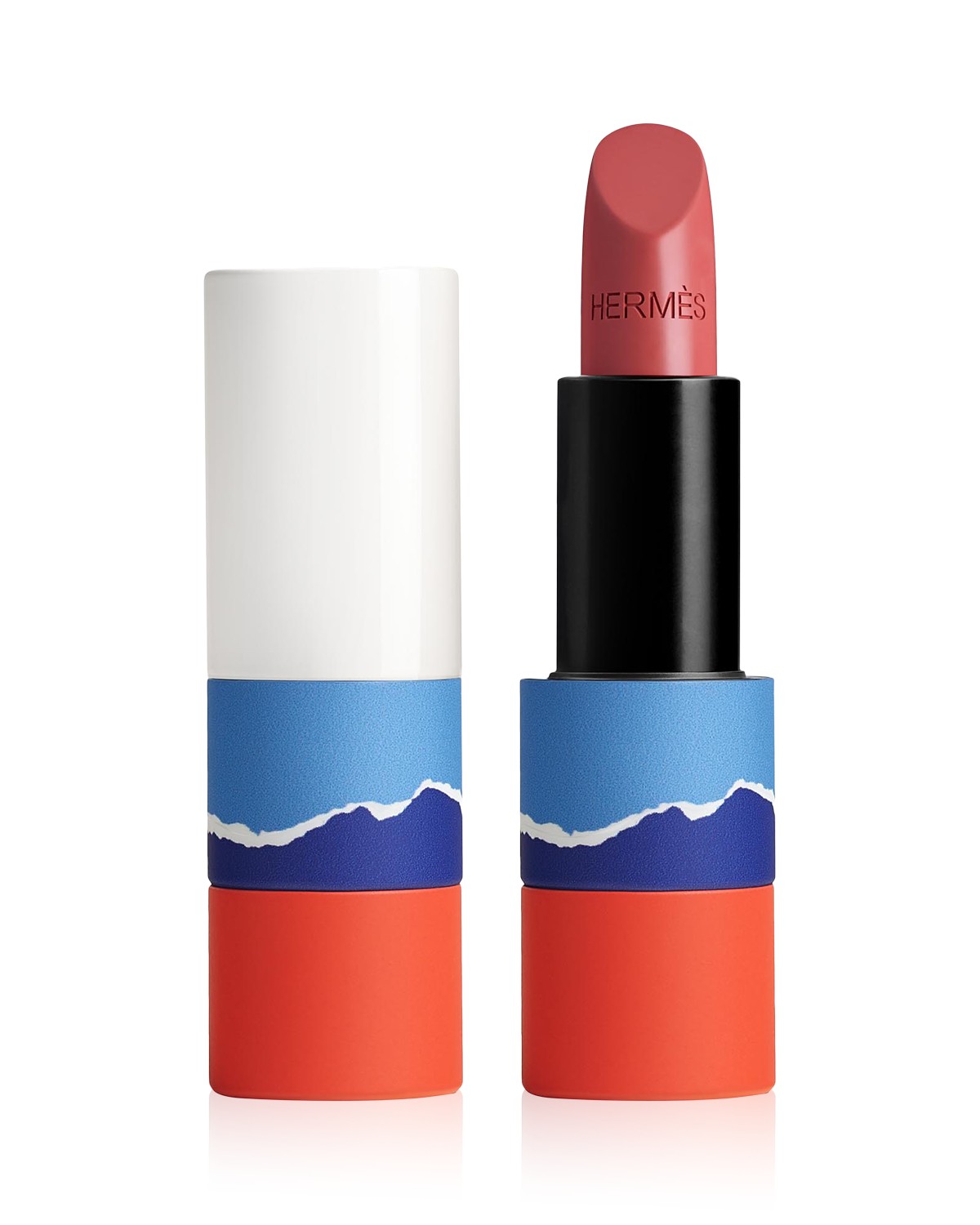 Rouge Hermès Satin Finish Lipstick - Limited Edition Rose Épicé