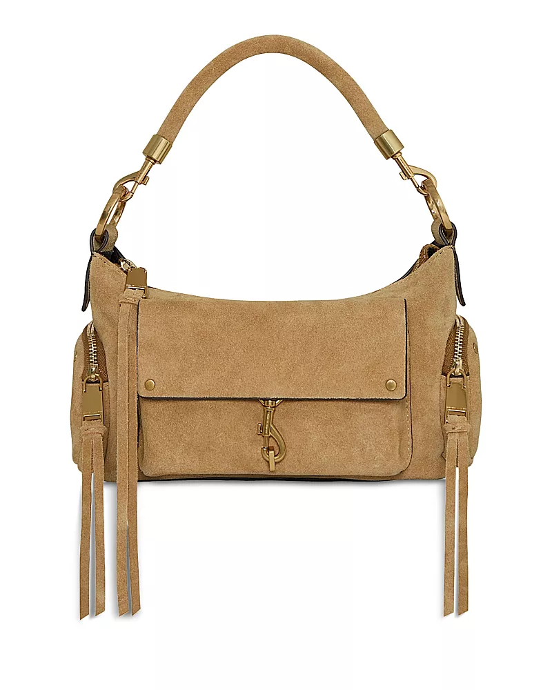 Rebecca Minkoff M. a.b Utility Medium Suede Shoulder Bag