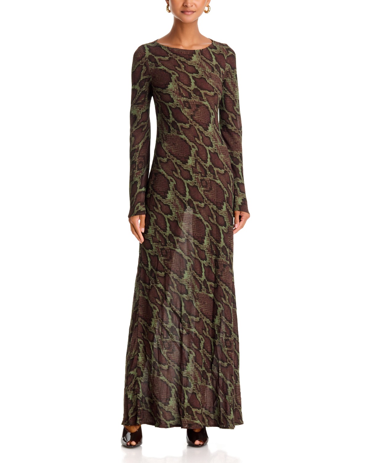 Jetta Round Neck Long Sleeve Dress