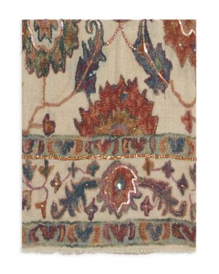 Soane Sequined Wool & Silk Scarf