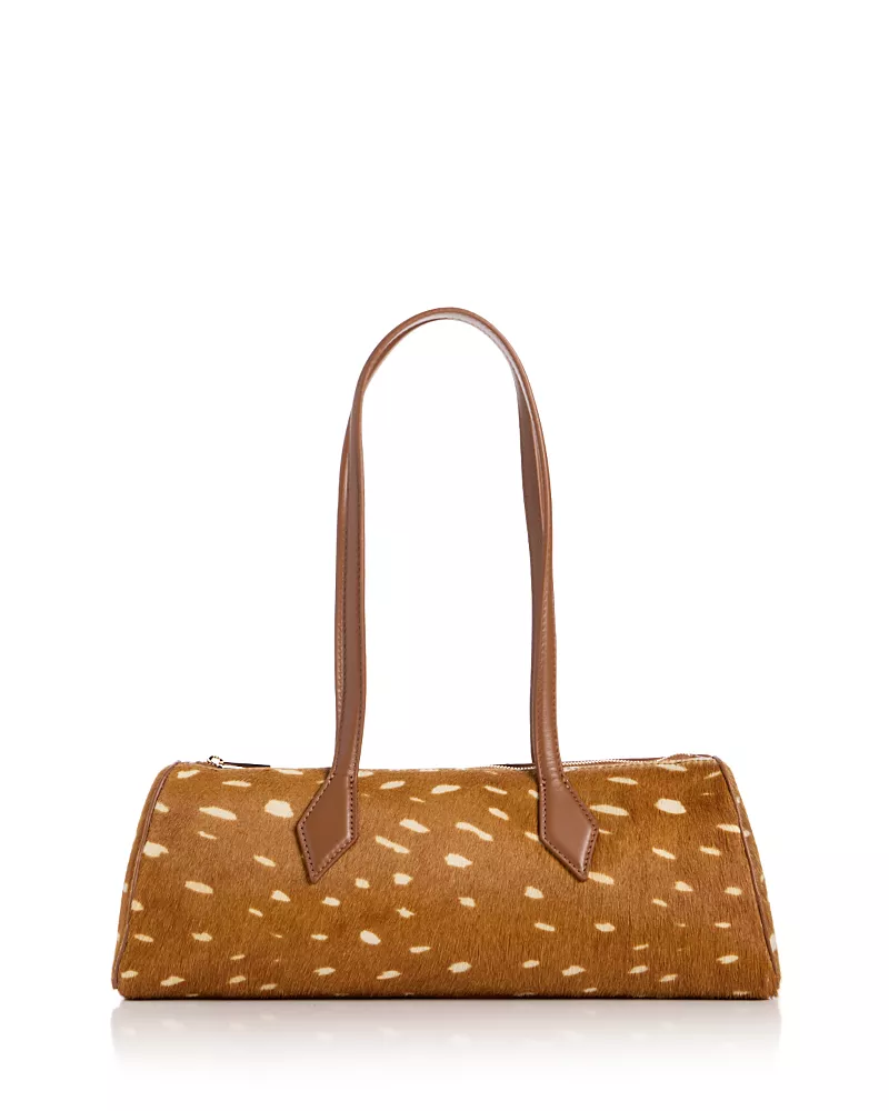 Reformation Sofia East West Calf Hair Shoulder Bag