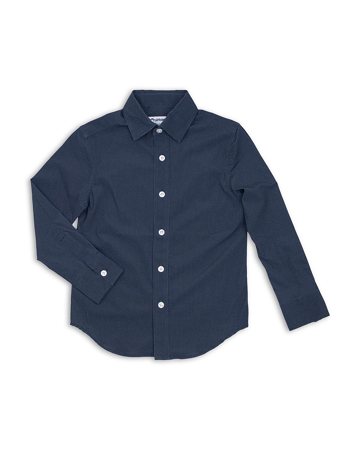 Appaman Boys' Standard Stretch Houndstooth Shirt - Little Kid, Big Kid