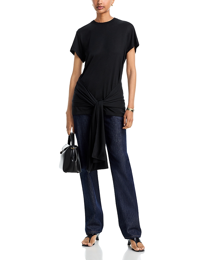 Toteme Tie Waist Jersey Top