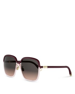 TwinColors Square Sunglasses, 58mm