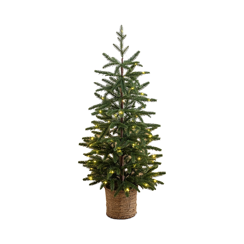 Nearly Natural 3' Pre Lit Artificial Snowed Cypress Christmas Tree