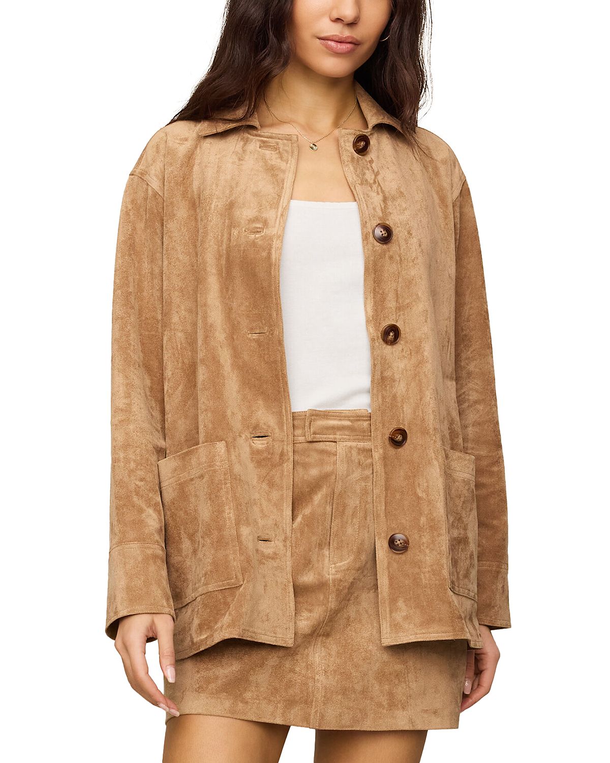 Z Supply Decker Faux Suede Jacket