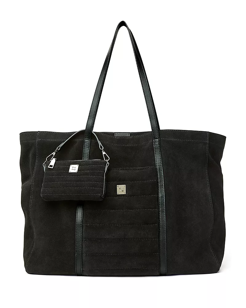 Think Royln Boss Lady Large Suede Tote