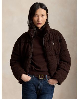 Cable Wool & Cashmere Puffer Jacket - thumbnail 6