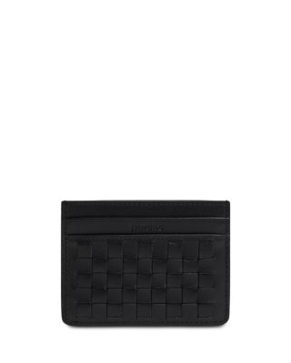 Braided Leather Card Holder