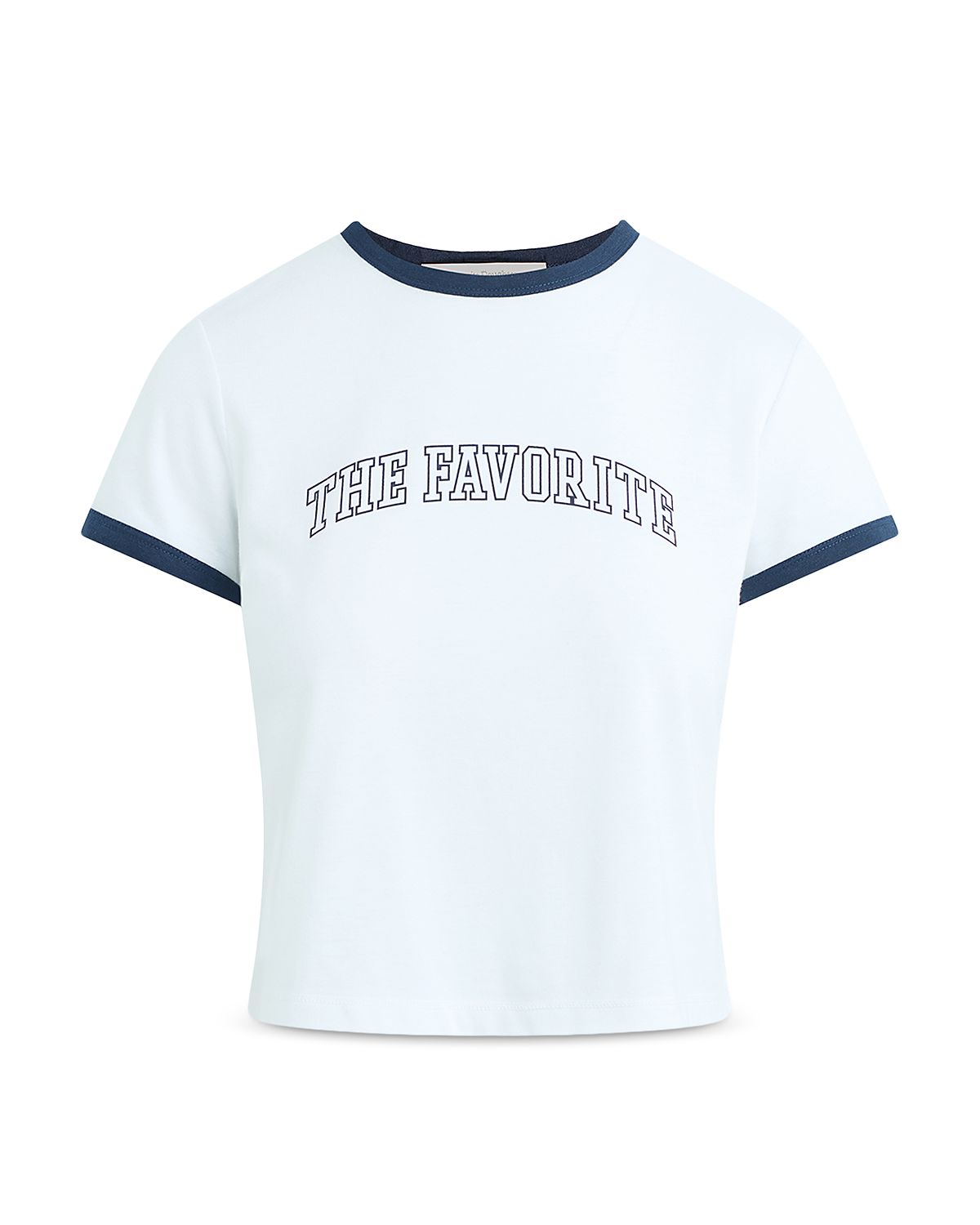 Favorite Daughter The Cropped Favorite Ringer Tee