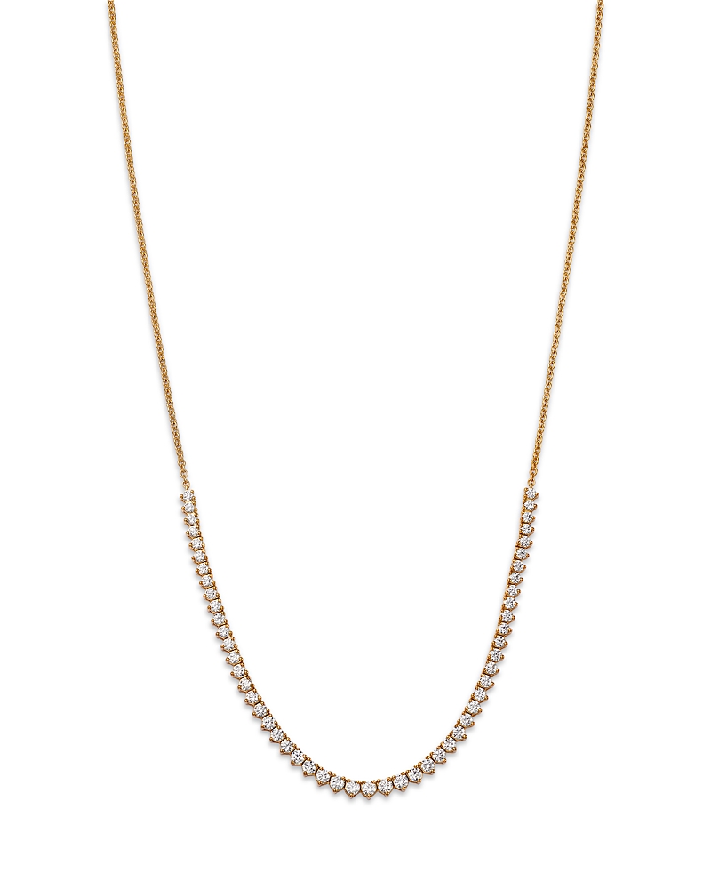 Bloomingdale's Fine Collection Diamond Tennis Necklace in 14K Yellow Gold, 2.0 tcw