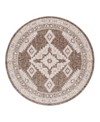 KAS Mira 4612 Round Area Rug, 7'10" x 7'10"