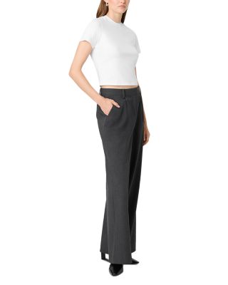 Tavi Crosshatch Wide Leg Pants - thumbnail 4
