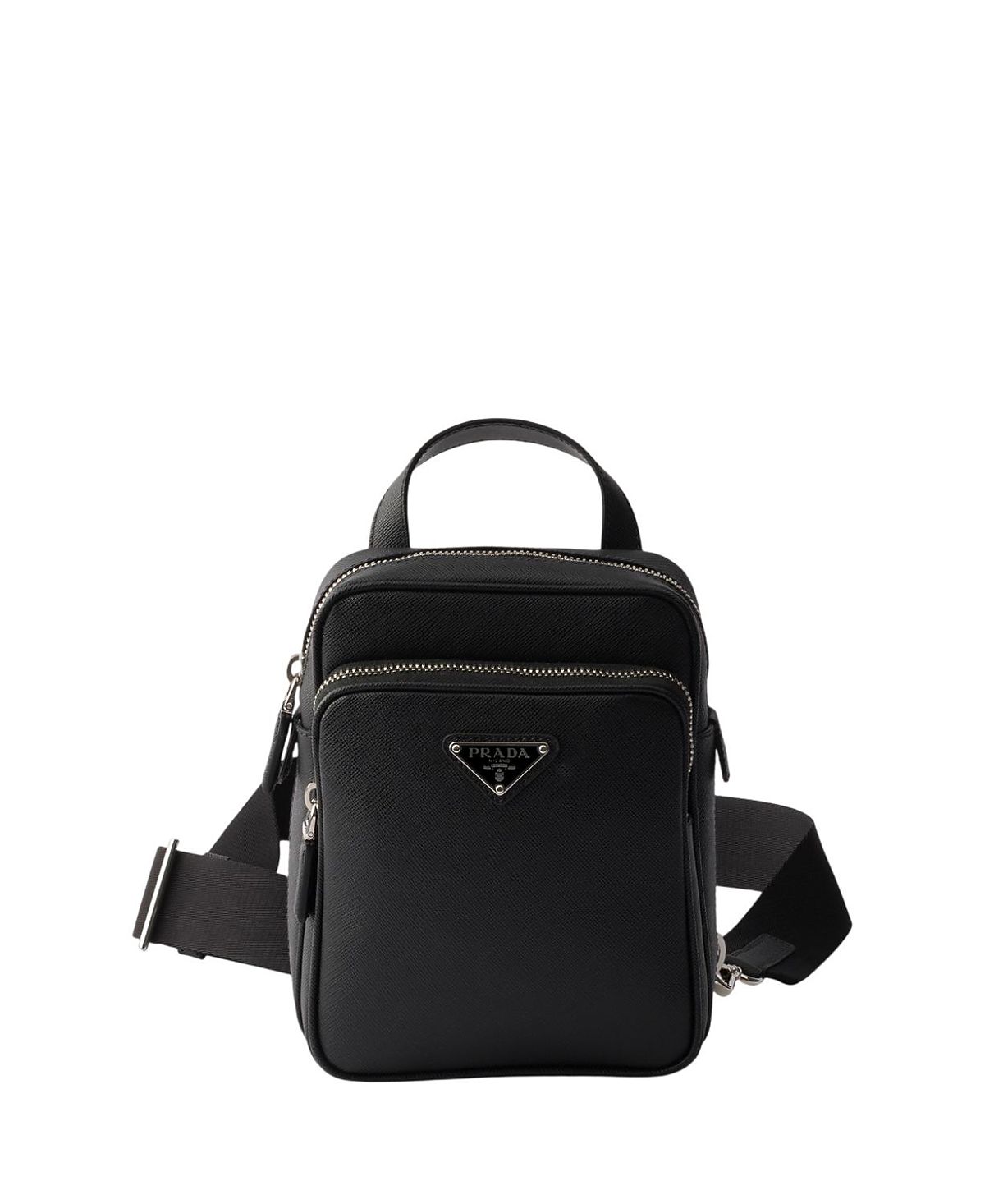 Prada Saffiano Leather Mini One-Shoulder Backpack