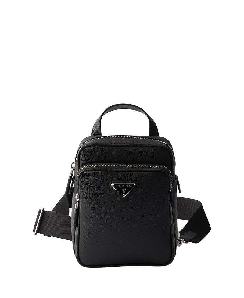 Prada Saffiano Leather Mini One-Shoulder Backpack