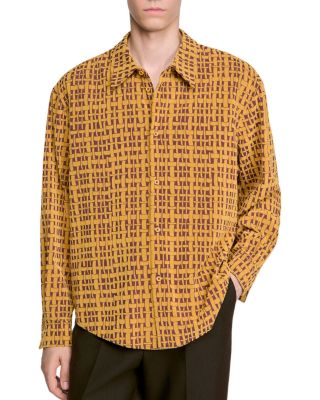Velvet Flocking Thread Shirt