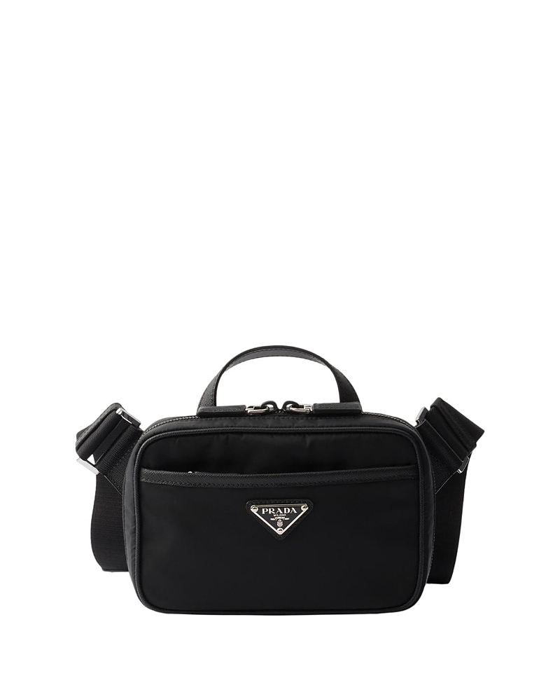 Prada Re-Nylon And Saffiano Leather Shoulder Bag