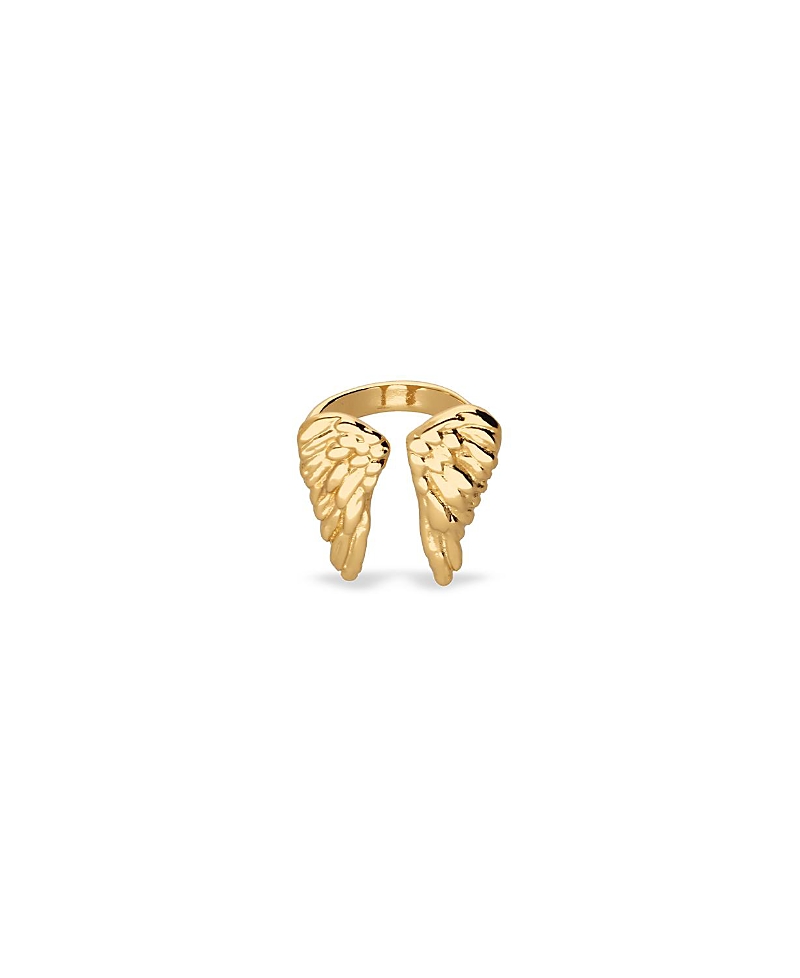 UNOde50 Gold-Plated Ring in the Shape of Wings
