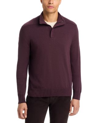 Liorman Wool & Cotton Zip Neck Sweater 