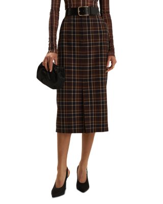 The Meyer Plaid Pencil Skirt