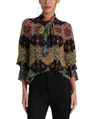Lloyd Tie Neck Blouse