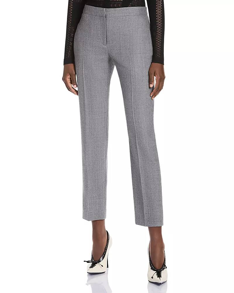 McQueen Wool Cigarette Pants