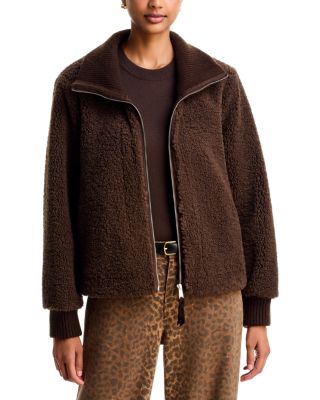 Daltry Sherpa Zip Front Jacket