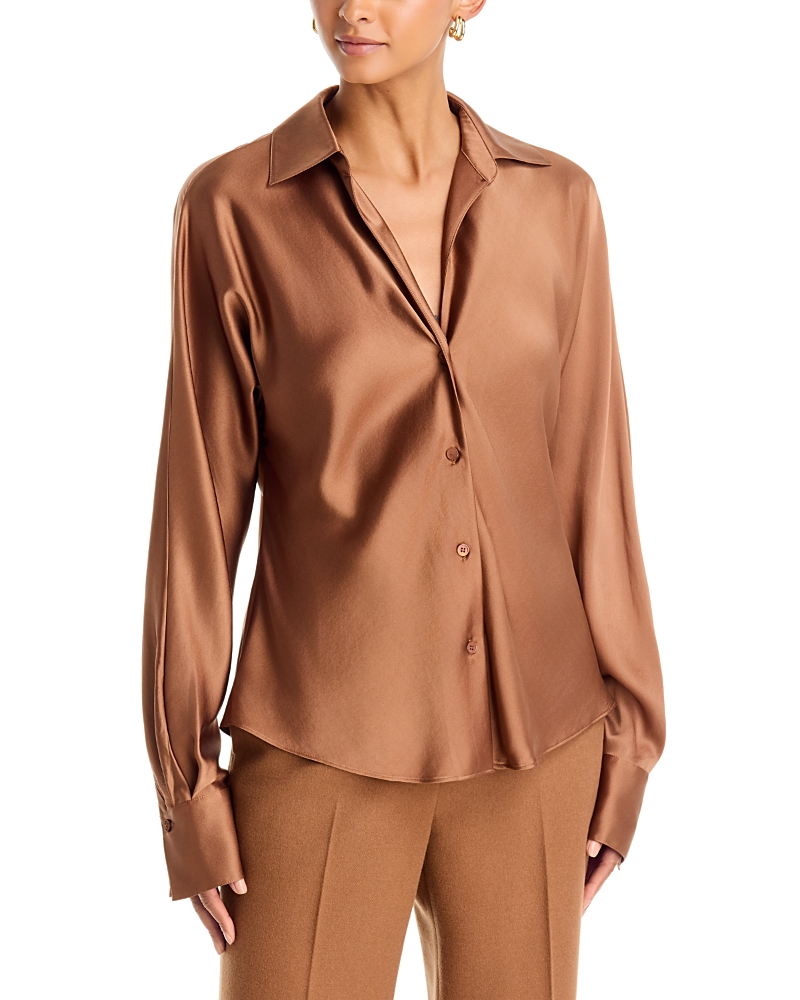 Lafayette 148 New York Silk Dolman Sleeve Blouse