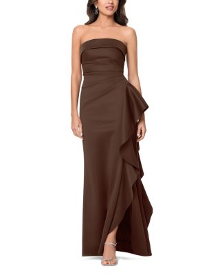 Scuba Strapless Gown - Exclusive