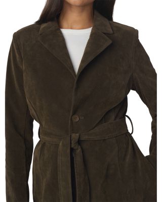 The Faux Suede Long Coat - thumbnail 6