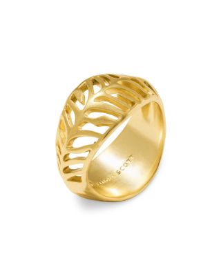 Mikki Tiger Stripe Openwork Band Ring