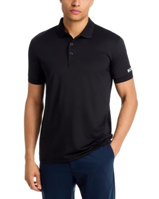 Knit Collar Golf Logo Polo Shirt