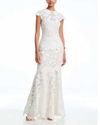 Eloisa Embroidered Mermaid Gown