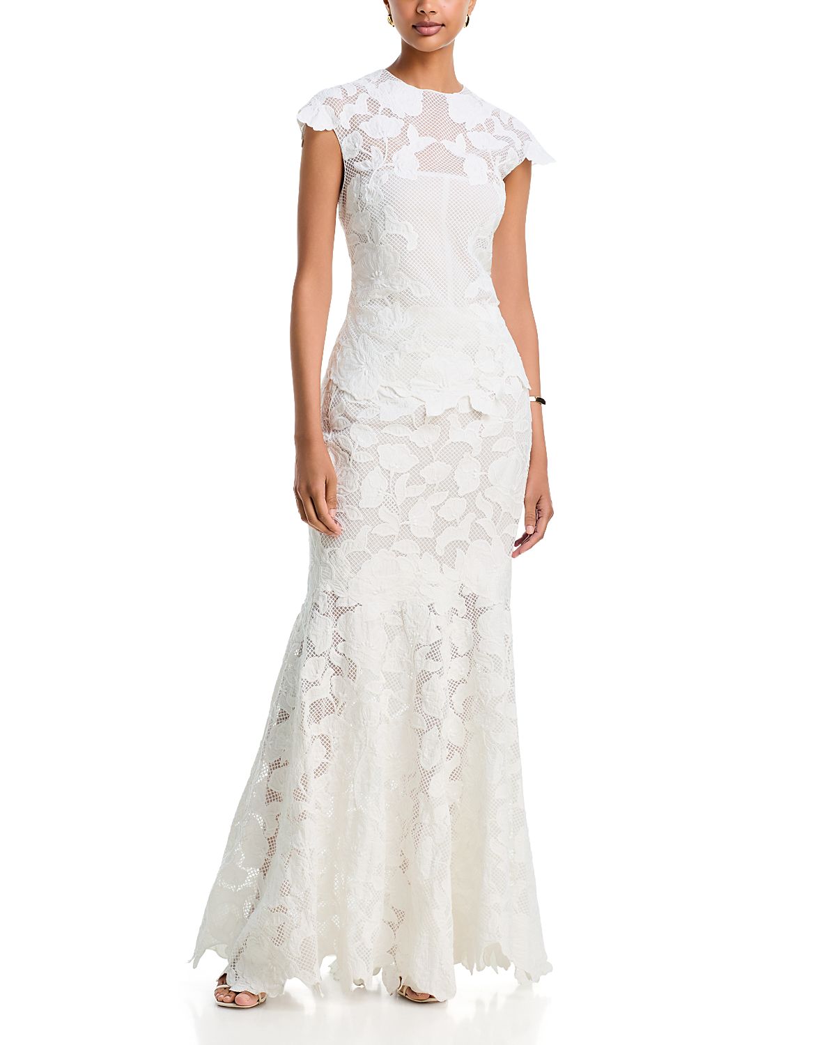 Simkhai Eloisa Embroidered Mermaid Gown