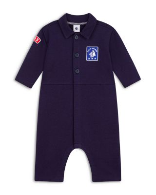 Petit Bateau Boys' Collar Romper - Baby