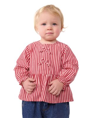 Girls' Striped Peplum Top - Baby