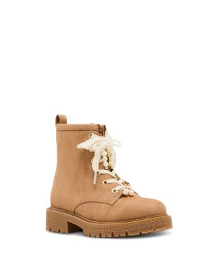 Girls' Luxelle Embellished Lace Up Boots – Toddler, Little Kid, Big Kid