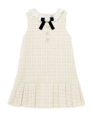 Girls' Boucl&eacute; Bow Dress - Little Kid, Big Kid