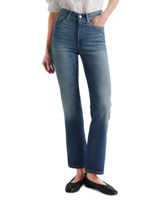 Halle Instasculpt™ High Rise Straight Jeans in Palm Springs Clean