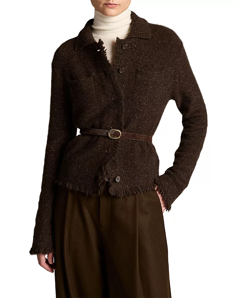 Vince Cashmere Shrunken Donegal Jacket